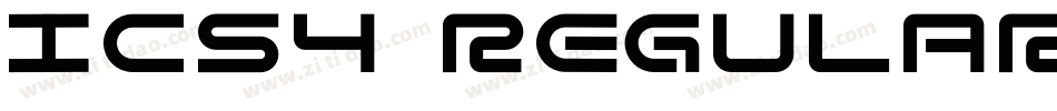 ICS4 Regular字体转换